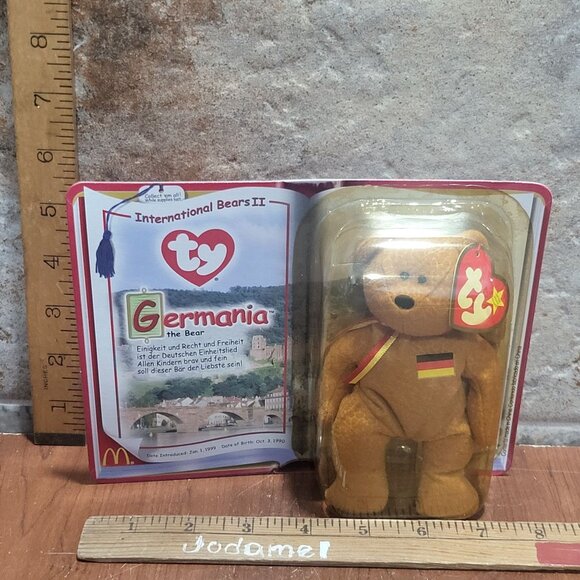 Ty Germania the Bear McDonalds International Bears II Ty Beanie Babies 1990 - Picture 9 of 10